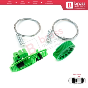 BWR979 Nuevo Kit de Reparación de Elevalunas Trasero Derecho 1 E87 2003-2012 Hatchback de 5 Puertas 51357138468 Bross Auto Parts Hecho en Turquía - Product Image 3