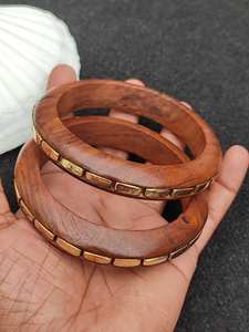 Brazalete ancho de diseñador floral de latón puro 100% hecho a mano, brazalete ajustable, Regalo para mamá - Product Image 6