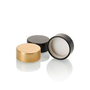 Mẫu Miễn Phí Gpi Mũ 30Mm Màu Đen Trong Kho 28 400 Cho Whisky Vodka Rượu Vang Chai Thủy Tinh Nhôm Nắp Chai - Product Image 1