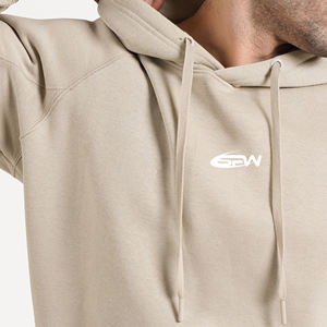 Hombres sudaderas con capucha a granel logotipo personalizado de gran tamaño Streetwear pulóver sudaderas algodón con capucha chaquetas de lana ropa deportiva gimnasio desgaste invierno - Product Image 4