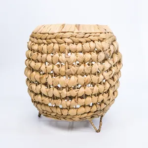 Handgebreide Hyacint Mand Macrame Decoraties Hoge Kwaliteit Decoratieve Amfori Aangepast Van Vietnam Fabrikant