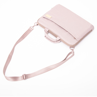 Personnalisé pour femmes rose Nylon pochette pour ordinateur portable porte-documents sac fourre-tout pour voyage et affaires couvertures et sacs