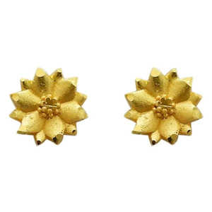 Kriaa-Boucles d'Oreilles Tendance en Alliage de Zinc Plaqué Or Rose 1311725, Motif Géométrique pour Mariage, Fiançailles, Cadeau d'Anniversaire - Product Image 1