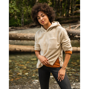 Trendy Winter 2025 Warm and cozy Sherpa <b>Hoodie</b> faux fleece high quality customizable embroidery soft sherpa <b>hoodie</b> for Women - Product Image 5