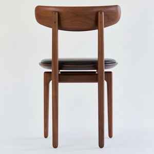 เก้าอี้รับประทานอาหารไม้เนื้อแข็งแบบนอร์ดิกที่ทันสมัยเก้าอี้เฟอร์นิเจอร์ไม้แบบมินิมอลสำหรับบ้านห้องครัวคาเฟ่ร้านอาหาร - Product Image 5