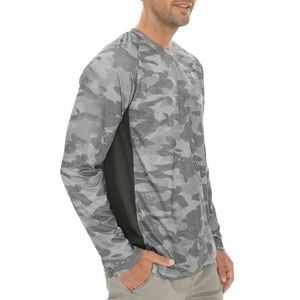 Secado rápido con logotipo personalizado Impresión de sublimación de alta calidad Secado rápido Transpirable Ropa de pescado Camisas de pesca de manga larga - Product Image 2
