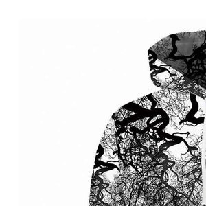 Sweat à capuche en polaire 100 % polyester avec broderie 3D par sublimation pour l'hiver - Pull personnalisé éco-responsable style streetwear, faible MOQ, service OEM - Product Image 2