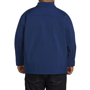 Veste Softshell imperméable en toile pour homme avec capuche et col montant, coupe-vent en polaire pour sports de plein air, manteau de pluie - Product Image 3