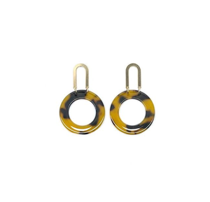 Pendientes de resina de venta de moda, pendientes elegantes de joyería de gama alta, pieza al por mayor para artículos de fiesta de tamaño personalizado - Product Image 1
