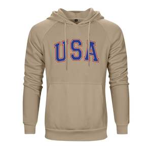 เสื้อผ้าสตรีทแวร์คุณภาพสูง เนื้อผ้าหนา 100% โพลีเอสเตอร์ เฟรนช์เทอร์รี่ฟลีซ ทรงปกติ ปักลายตามสั่ง สำหรับผู้ชาย ODM - Product Image 3