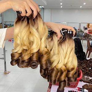 Bouncy <b>Color</b> Vietnamese Human <b>Hair</b> <b>Extensions</b> - Product Image 3
