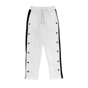 Pantalones de chándal informales versátiles de talla grande para hombre, nuevas tiras de un solo pecho, Jacquard texturizado, ajuste holgado, cintura elástica, estilo de otoño - Product Image 6