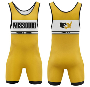 Venta al por mayor traje de Lucha Libre Profesional sublimado completo camiseta de lucha libre personalizada - Product Image 2