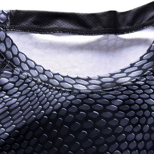 Camisetas de Compresión para Hombre de la Mejor Calidad, Nuevo Estilo, Hechas a Medida, Ropa de Verano, Spandex/Poliéster, Secado Rápido y Transpirable, Manga Corta - Product Image 2