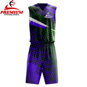 Uniforme de basket-ball de haute qualité au design unique personnalisé pour hommes, vêtements de sport à séchage rapide, uniforme de basket-ball en gros - Product Image 1