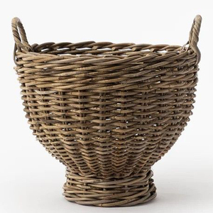 Cesta de Ratán Ligera con Tapa Abierta, Ideal para Guardar Ropa y Accesorios de Bebé, Elegancia Natural - Product Image 6