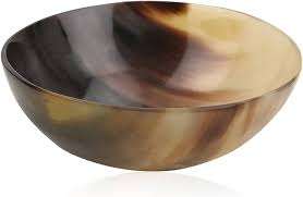 Cuenco para servir de cuerno de búfalo Natural de alta comercialización, cuenco para mezclar ensaladas ecológico, cuenco de cuerno hecho a mano de alta calidad para el hogar y el Hotel - Product Image 4