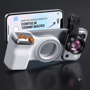 Objectif macro HD puissant pour téléphone portable, objectif macro 100 mm pour iPhone Android et photographes de la nature - Product Image 6