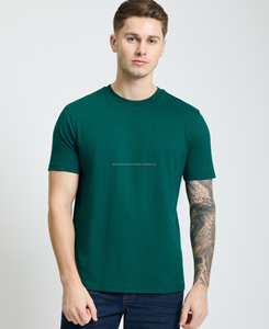 Camiseta de Verano para Hombre, Cuello Redondo, 100% Algodón, Tejido de Punto, 220g, Transpirable, Corte Regular, Casual, Estampado por Transferencia Térmica, Venta al Por Mayor - Product Image 1