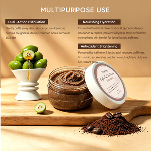 Exfoliante Corporal de Lujo para SPA, Exfolia Intensamente, Alivia la Aspereza y la Opacidad, Hidrata, Antioxidante, Exfoliante Corporal de Sal Marina y Café - Product Image 2