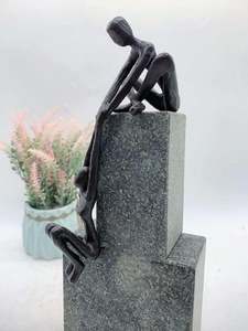 AK ที่ยกของสำหรับผู้ชายทำจากทองเหลืองรูปปั้นหิ้งสีดำโชว์ของตกแต่งเสร็จน่าดึงดูดสำหรับของขวัญ - Product Image 2