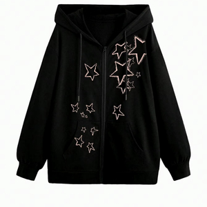 Sudaderas con capucha de manga larga de alta calidad personalizadas, trajes de moda de otoño 2024, suéter sólido de gran tamaño, sudaderas, ropa con bolsillos. - Product Image 1