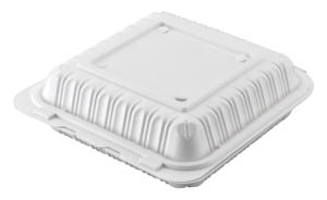 High Quality Food <b>Storage</b> <b>Box</b> 8in white ,Microwavable Plastic MFPP Meal containers - Product Image 2