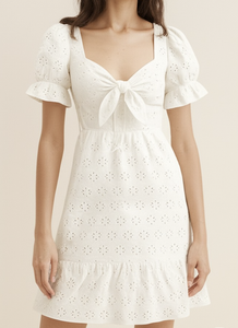 Proveedor de Vestidos de Mujer sin Cuello, Elegantes y Sólidos, de Longitud hasta la Rodilla, Estilo Urbano, Hechos en Vietnam, con Envío Rápido y Materiales Sostenibles - Product Image 2