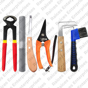 Ensemble d'outils de maréchal-ferrant sur mesure de haute qualité Instruments vétérinaires Kit d'outils de sabot réutilisables à faible quantité minimale de commande - Product Image 1
