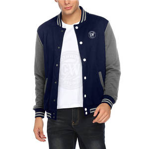Chaqueta Casual Estilo Letterman para Hombre, con Logotipo en el Frente, Hecha a Medida, Tallas Grandes, 100% Lana, Transpirable, de Secado Rápido, Invierno, Alta Calidad - Product Image 2