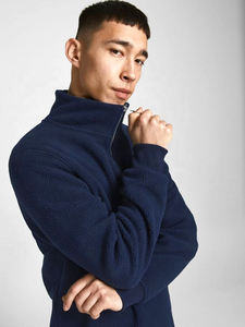 Fall And Winter Custom Logo <b>Fleece</b> Jacket For <b>Men</b> Single Breasted Thick <b>Sherpa</b> Reversible Polar <b>Fleece</b> Jacket - Product Image 6