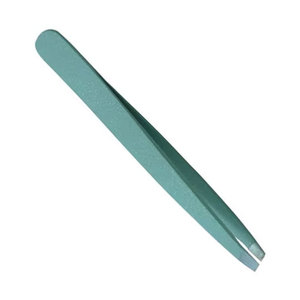 Pinzas de Cejas Inclinadas de Acero Inoxidable Personalizadas con Servicios ODM, Marca Privada, Alta Calidad, Reutilizables y Ecológicas para Salón - Product Image 3
