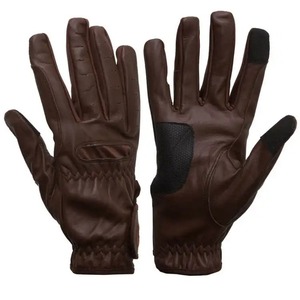 Gants d'hiver de haute qualité pour hommes Gants d'équitation en cuir épais, coupe-vent et imperméables avec logo personnalisable - Product Image 6