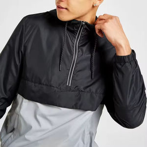 Ensembles de survêtements coupe-vent personnalisés 2026 à prix abordable, 100 % coton, style ample et uni pour hommes, survêtement coupe-vent surdimensionné personnalisé - Product Image 6