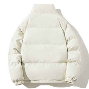 2024 High Street con capucha a prueba de viento transpirable ecológico invierno Zip-Up Puffer chaqueta personalizada Color y tamaño servicio OEM para hombres - Product Image 5