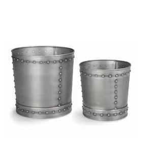 Meilleure vente de jardinière en métal galvanisé faite à la main forte demande pour la maison et le salon décor de jardin pots de fleurs et jardinières - Product Image 1