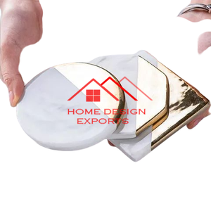 Posavasos de mármol llamativos de último diseño, posavasos de mármol de último diseño de alta venta para el hogar, Bar, cocina y decoración de Hotel - Product Image 1
