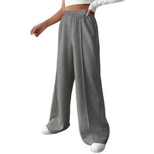 Pantalones Deportivos Acampanados para Mujer al por Mayor, Ecológicos, de Secado Rápido, de Lona, con Frente Plano, Corte Regular, Holgados y Sueltos, Modelo 2026 - Product Image 5