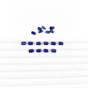 Piedras de Zafiro Azul Natural de Bangkok, Corte Cojín, Calibradas, 3x5mm y 6x4mm, Corte Brillante, Gemas Naturales - Product Image 2