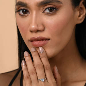 Anillos de Plata de Ley 925 de Primera Calidad para Mujer, Diseño Geométrico Romántico, Corte Princesa, Diamante, Rodio, Platino Fino - Product Image 3