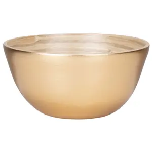 High Quality Nice Price Spun Bamboo Round Serving Bowl Snack Salad Fruit Dessert Food Bowl Wholesale From Vietnam