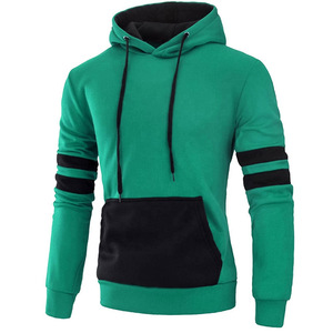 Sweat unisexe pour hommes Color Block Hooded Casual Plus Size Hoody Hoodies Long Sleeve Pullover Hoodie Casual - Product Image 3