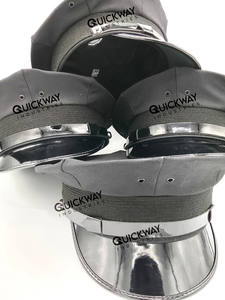 Gorro de Uniforme de Estilo Capitán de 8 Puntas, Unisex, Personalizable, Negro, Gorro de Uniforme con Pico para Ceremonias - Product Image 2