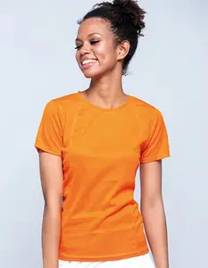 도매 여성 깊은 V 넥 일반 브랜드 T 셔츠 숙녀 화면 인쇄 고품질 부드러운 면 T 셔츠 여성용