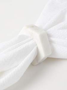 Anneaux de serviette décoratifs en résine corail, accessoires de mariage, brillants, emballage OEM, style photo, pièces, couleur, matériau, décoration, origine - Product Image 6