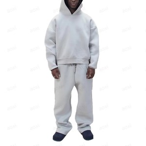 Sweat à capuche de haute qualité 100% ensembles de sweats à capuche en coton sérigraphie sweats à capuche en éponge française 500 Gsm - Product Image 1