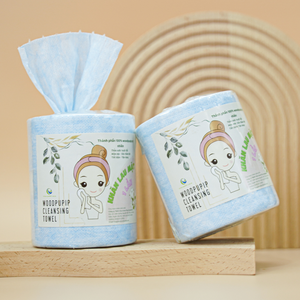 ผ้าขนหนูเช็ดหน้าแบบใช้แล้วทิ้งขนาด10x10ซม. แผ่น100เช็ดเครื่องสำอางผ้าขนหนูแห้งสำหรับดูแลผิวหน้าและพี - Product Image 3