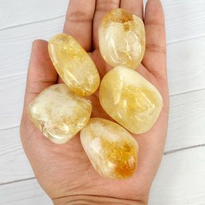 คริสตัลซิทรินบราซิลธรรมชาติทรงอิสระขัดเงา หินบำบัด-ตกแต่งบ้านตามหลักฮวงจุ้ย - Product Image 5