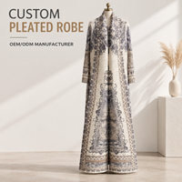 Robe plissée personnalisée pour femme, fabricant OEM de vêtements de mode, fournisseur de marques privées pour boutiques, petites séries