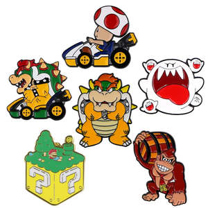 Para la colección Super Mario World, tarjetas coleccionables de la serie Pin's - Product Image 1